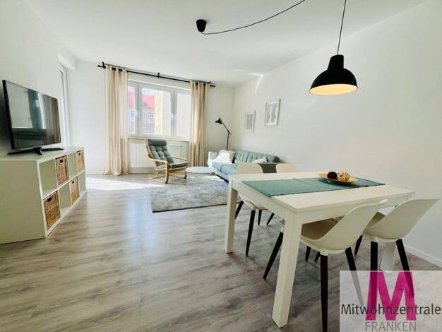 Wohnung zur Miete auf Zeit 1.350 € 3 Zimmer 75 m² frei ab sofort Rennweg Nürnberg 90489