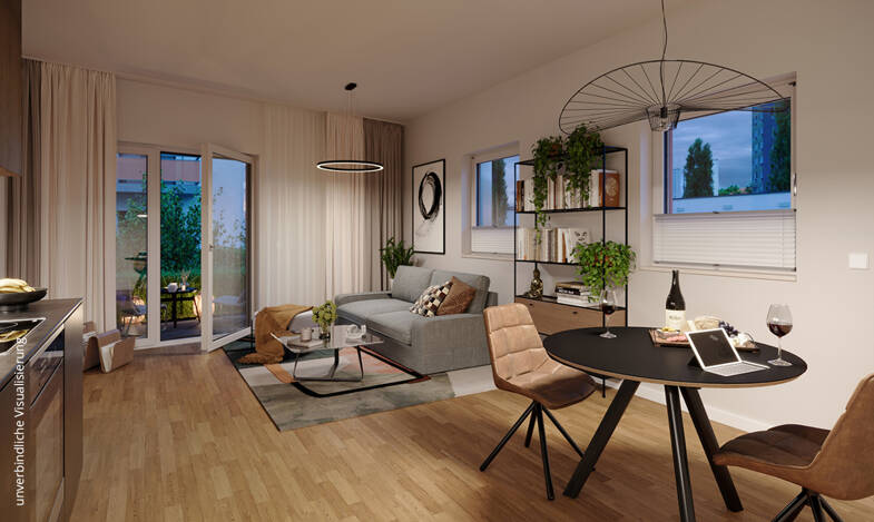 Wohnung zum Kauf 127.000 € 1 Zimmer 39 m² 2. Geschoss Dösner Weg 8 Zentrum-Südost Leipzig 04103