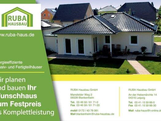 Einfamilienhaus zum Kauf provisionsfrei 289.500 € 3 Zimmer 81 m² 517 m² Grundstück Straße des Friedens 28 Sangerhausen 06526