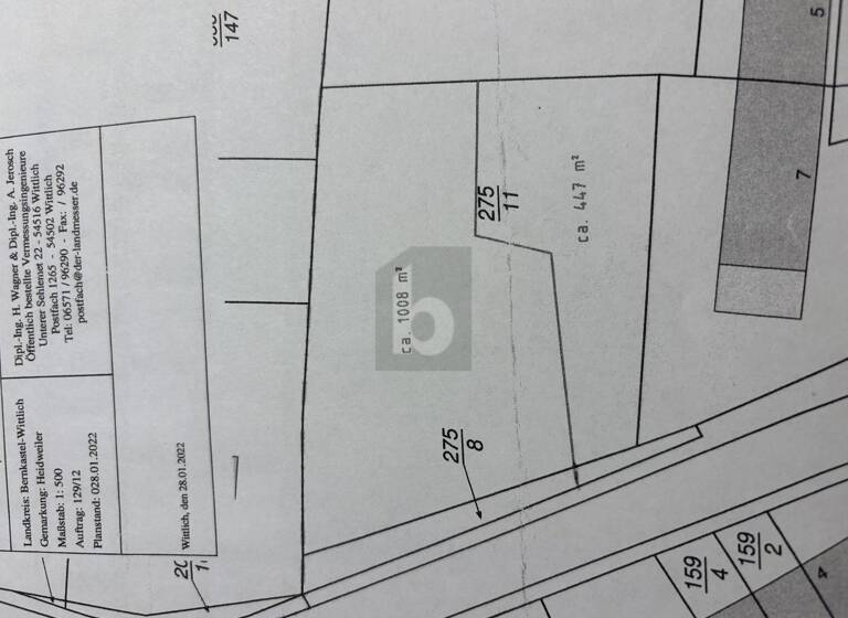 Grundstück zum Kauf 52.000 € 1.008 m² Grundstück Heidweiler 54518