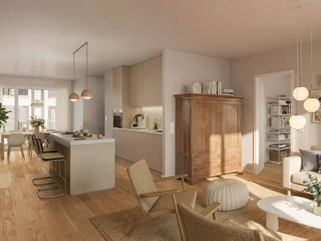 Wohnung zum Kauf - Neubau provisionsfrei 645.000 € 2 Zimmer 75,4 m² EG Hohenfelde Nord 22087