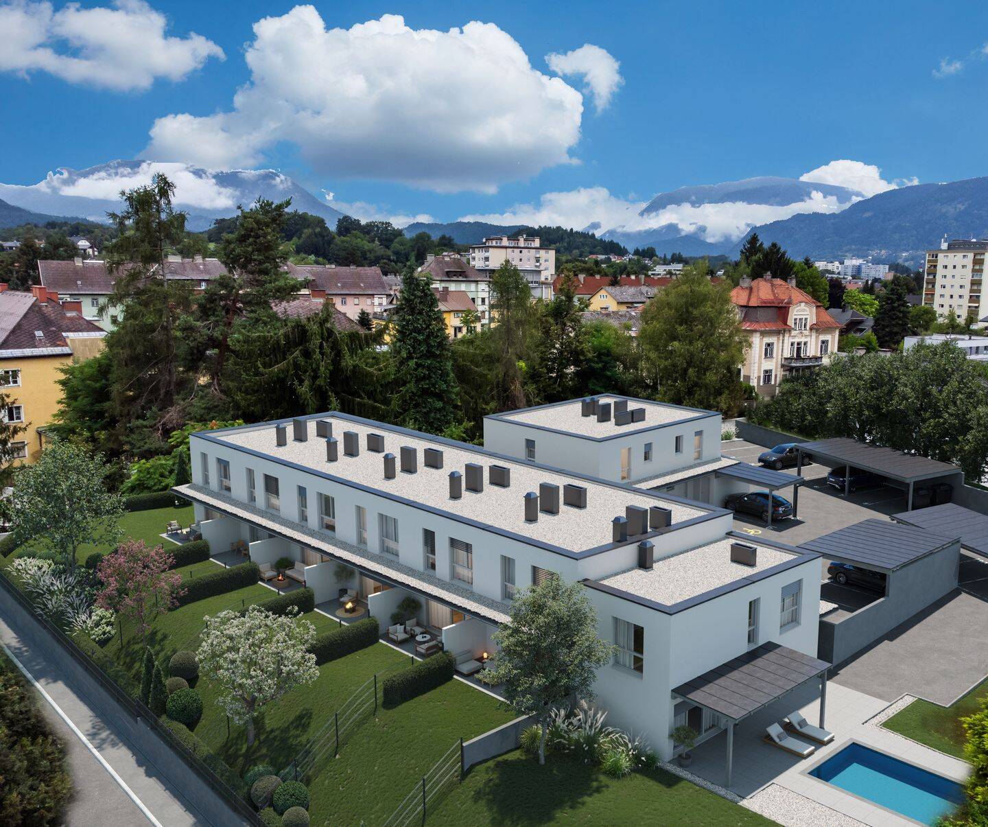 Reihenmittelhaus zum Kauf - Erstbezug, Villach