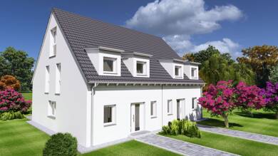 Doppelhaushälfte zum Kauf provisionsfrei 688.400 € 4 Zimmer 111 m² 233 m² Grundstück frei ab 01.09.2026 Holzwegfeld Höfles Nürnberg 90427