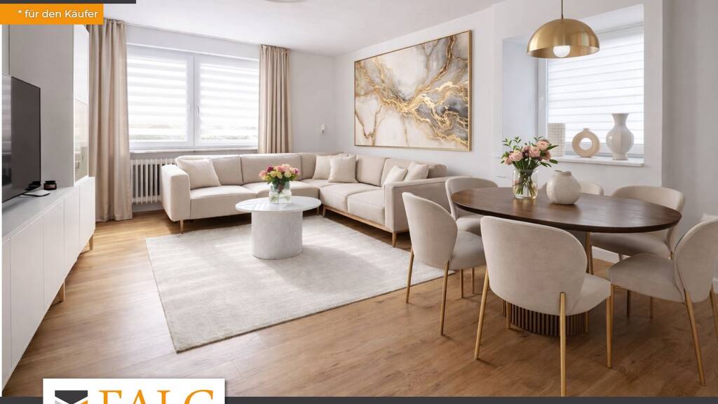 Wohnung zum Kauf 225.000 € 4 Zimmer 82,4 m² 4. Geschoss Höfen Nürnberg 90429