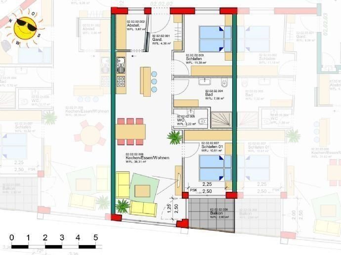 Wohnung zum Kauf provisionsfrei 414.700 € 3,5 Zimmer 79 m²<br/>Wohnfläche 2.<br/>Geschoss Hofstraße 3 Bad Dürrheim Bad Dürrheim 78073