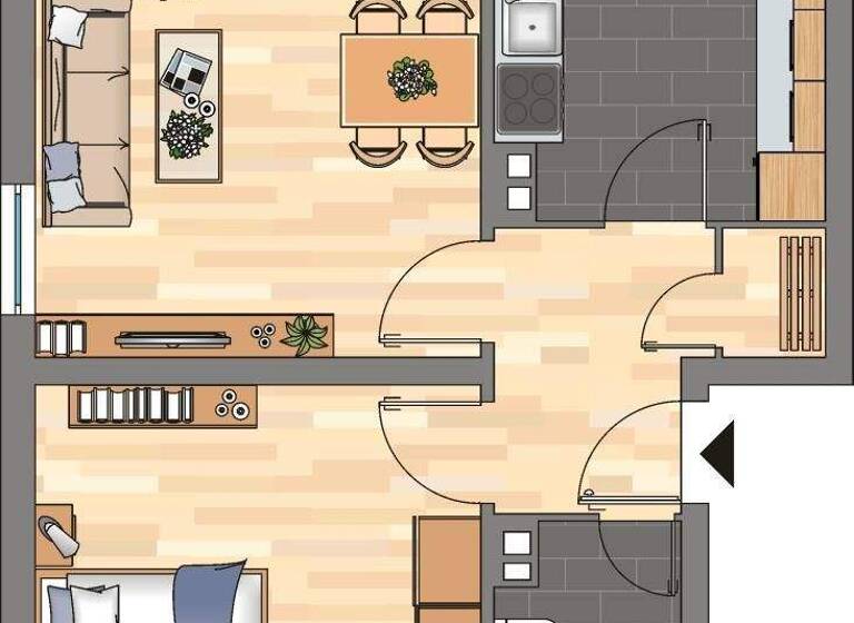 Wohnung zur Miete 639 € 3 Zimmer 63,2 m² EG Uhlandstraße 22 Grünstadt 67269