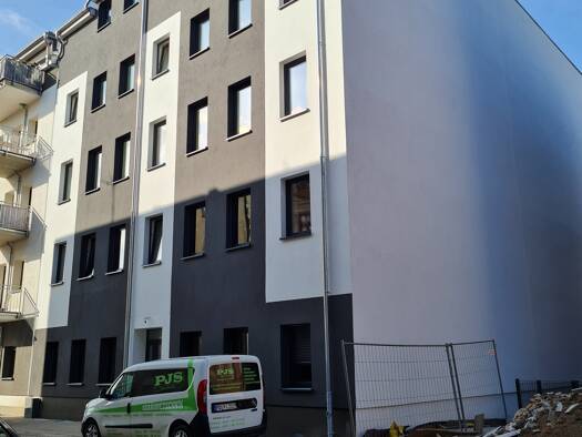 Terrassenwohnung zur Miete - Erstbezug 306 € 2 Zimmer 38,3 m² EG frei ab sofort Grusonstr. 8 Leipziger Str. Magdeburg 39112