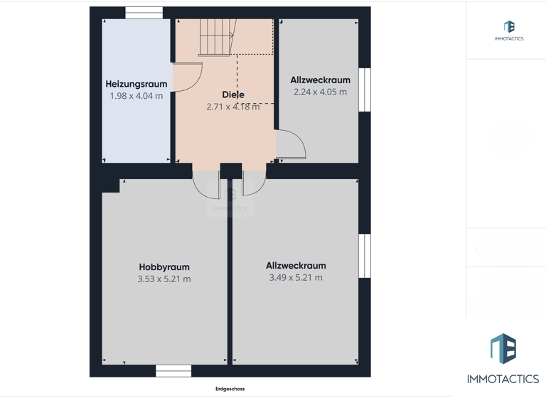 Doppelhaushälfte zum Kauf 269.000 € 7 Zimmer 109 m² 248 m² Grundstück Hahnenbach 55606