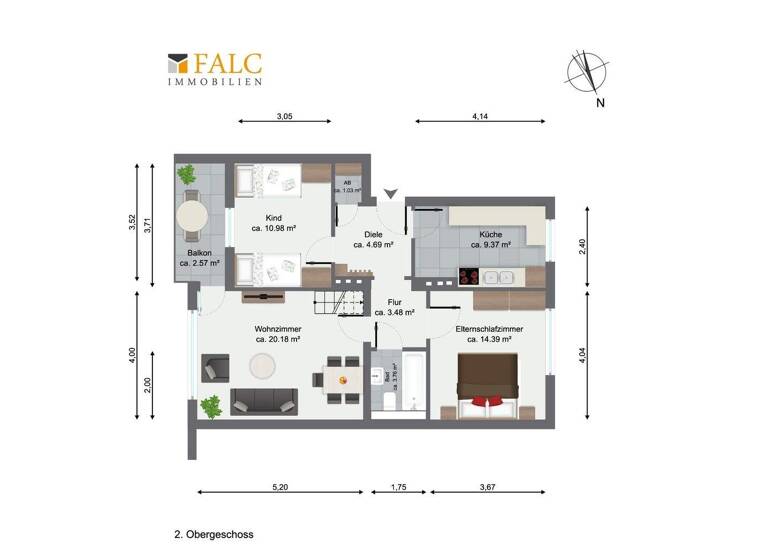 Wohnung zum Kauf provisionsfrei 260.000 € 6 Zimmer 70 m² 2. Geschoss Furth-Süd Neuss 41462