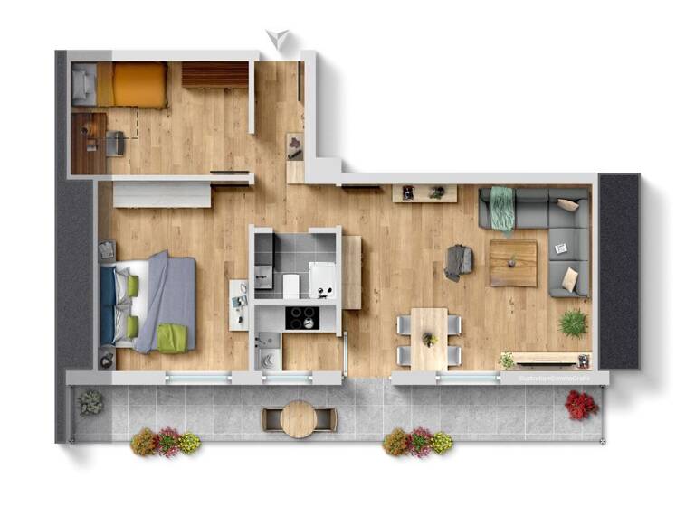 Wohnung zum Kauf 290.000 € 3 Zimmer 52,5 m² Borkum 26757