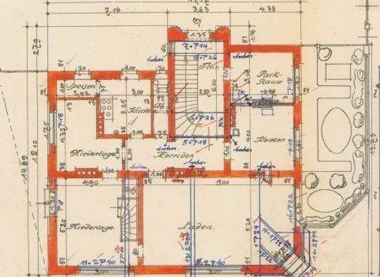 Büro zur Miete 6 € 5 Zimmer 155,8 m² Bürofläche Kuhlmannstraße 01 Nordvorstadt Weimar 99423