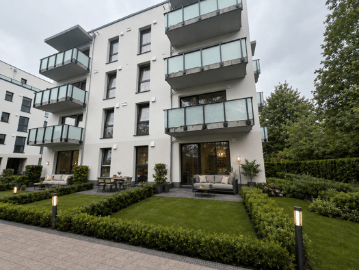 Terrassenwohnung zur Miete - Erstbezug 1.677 € 3 Zimmer 90 m² 4 Geschosse frei ab sofort Südstadt Rostock 18059