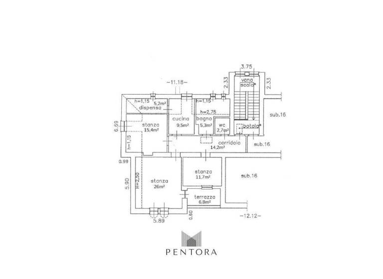 Wohnung zum Kauf 545.000 € 3 Zimmer 92 m² 3. Geschoss Meran 39012