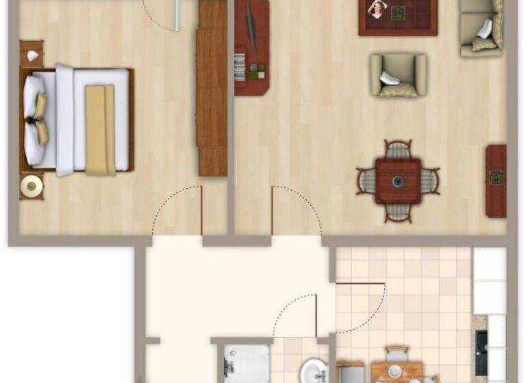 Wohnung zur Miete 690 € 2 Zimmer 66,7 m² 3. Geschoss Heppenheim 64646