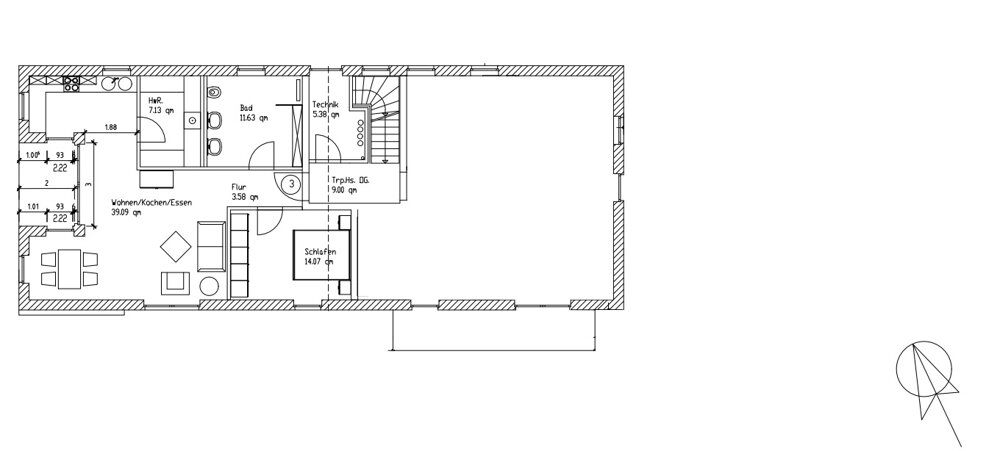 Wohnung zur Miete 985 € 2 Zimmer 81,5 m²<br/>Wohnfläche 1.<br/>Geschoss ab sofort<br/>Verfügbarkeit Cloppenburger Str. Oldenburg 26133