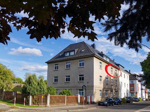 Wohnung zur Miete 395 € 2 Zimmer 63 m² 2. Geschoss Benndorfstraße 5 Greiz Greiz 07973