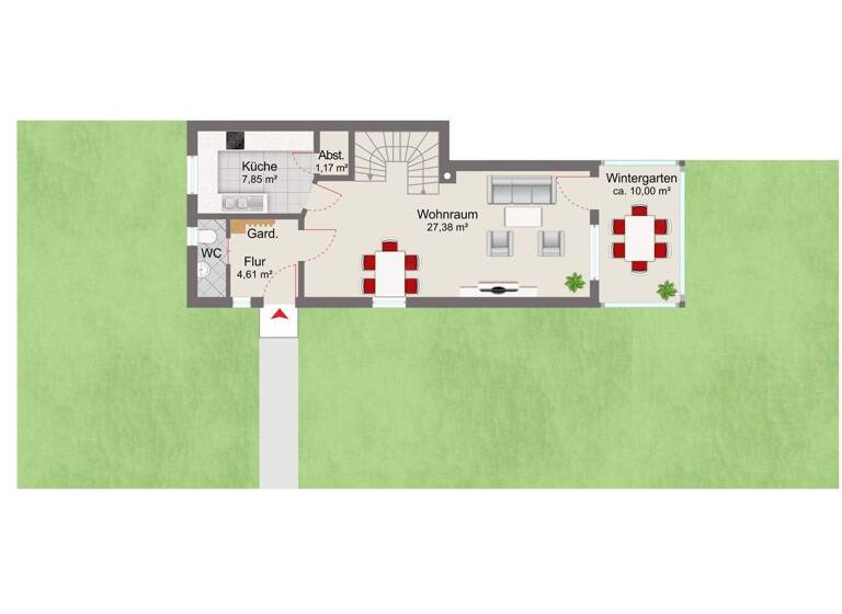 Reihenendhaus zum Kauf 650.000 € 4 Zimmer 108 m² 257,2 m² Grundstück Schwabing-Freimann München 80939