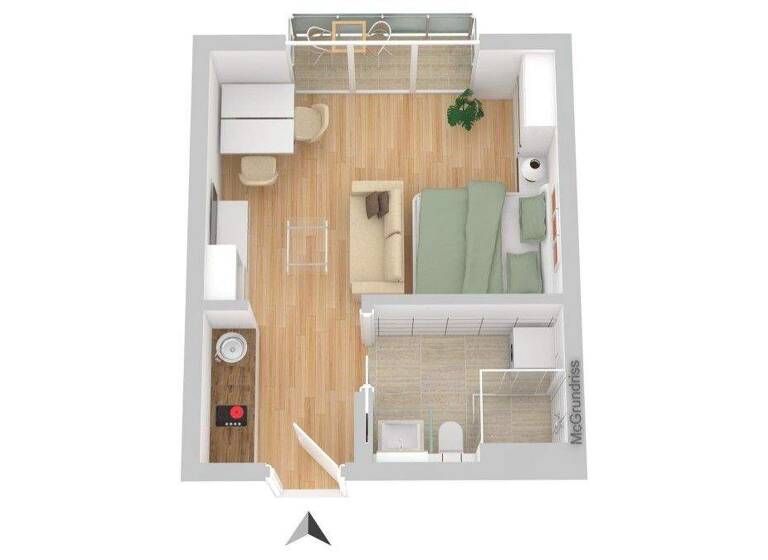 Studio zur Miete 395 € 1 Zimmer 31,6 m² 3. Geschoss Bad Gögging 93333