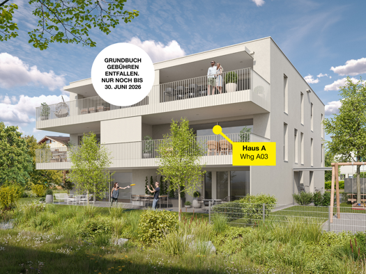 Terrassenwohnung zum Kauf - Erstbezug 716.000 € 3 Zimmer 81 m² Ankergasse 18a Hard 6971