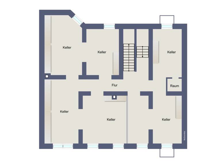 Haus zum Kauf 1.980.000 € 29 Zimmer 757,5 m² 611 m² Grundstück Mühlburg Karlsruhe 76185