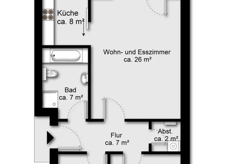 Wohnung zum Kauf 449.000 € 2,5 Zimmer 76 m²<br/>Wohnfläche Schenefeld 22869