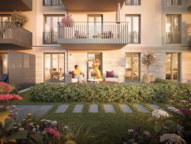 Terrassenwohnung zum Kauf - Neubau provisionsfrei 899.000 € 3 Zimmer 69,4 m² EG Bavariastrasse 36 Sendling München 80336