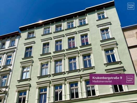 Wohnung zur Miete 590 € 3 Zimmer 67 m² 5. Geschoss Krukenbergstraße 9 Innenstadt Halle (Saale) 06112