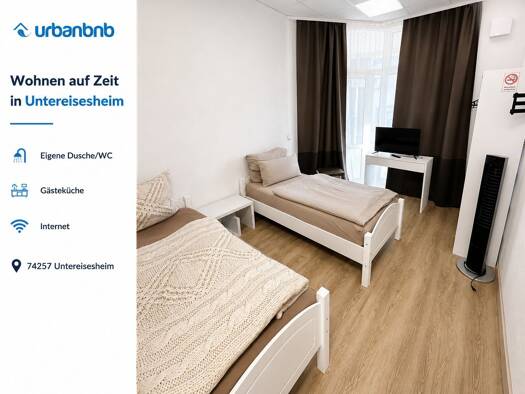 WG-Zimmer zur Miete auf Zeit 810 € 12 m² frei ab 05.10.2026 Seestraße Untereisesheim 74257