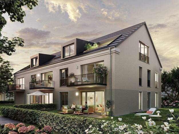 Wohnung zum Kauf - Neubau provisionsfrei 474.000 € 2 Zimmer 49,1 m² 1. Geschoss Hofstattstraße 17 Aschheim 85609
