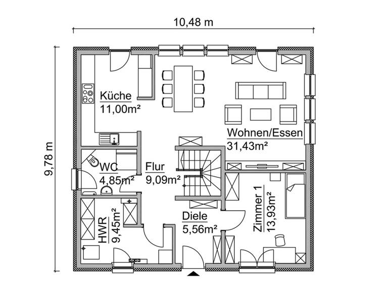 Einfamilienhaus zum Kauf 375.000 € 5 Zimmer 159 m² 789 m² Grundstück Sangerhausen 06526