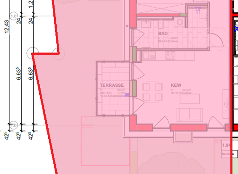 Wohnung zur Miete 1.019 € 2 Zimmer 70,3 m² EG frei ab sofort Bahnhofstraße 48-58 Laichingen 89150