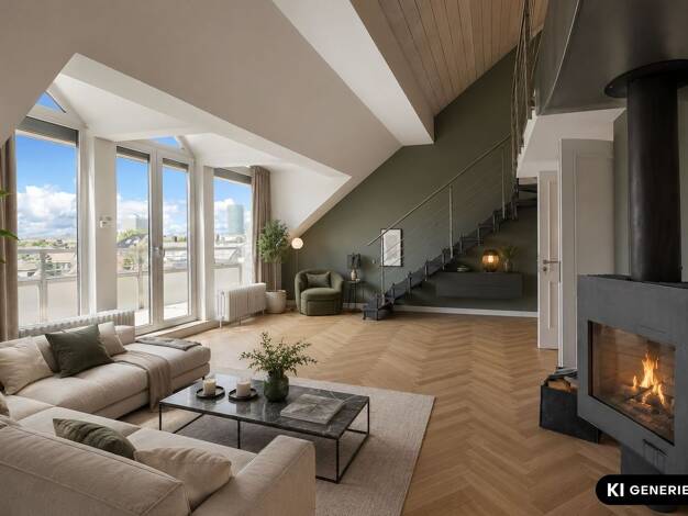 Penthouse zum Kauf 990.000 € 4,5 Zimmer 170 m² 5. Geschoss Sachsenhausen Süd 60596