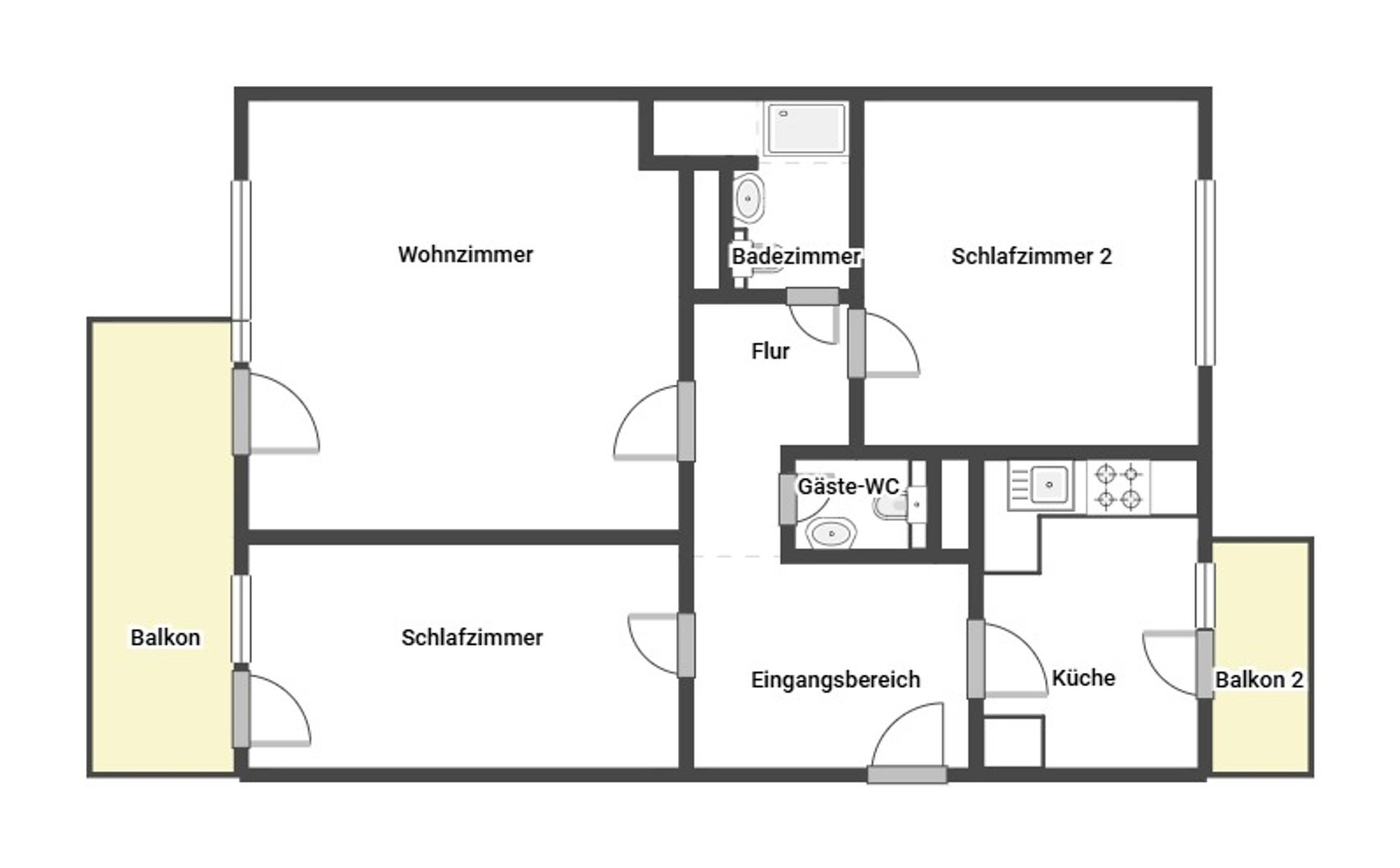 Wohnung zum Kauf 260.000 € 3,5 Zimmer 75,1 m²<br/>Wohnfläche 3.<br/>Geschoss Nordstadt - Stadtviertel 083 Pforzheim 75177