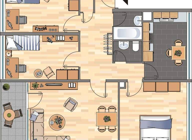 Wohnung zur Miete 679 € 4 Zimmer 84,8 m² 3. Geschoss frei ab 01.03.2026 Max-Brod-Straße 19 Scharnhorst Dortmund 44328