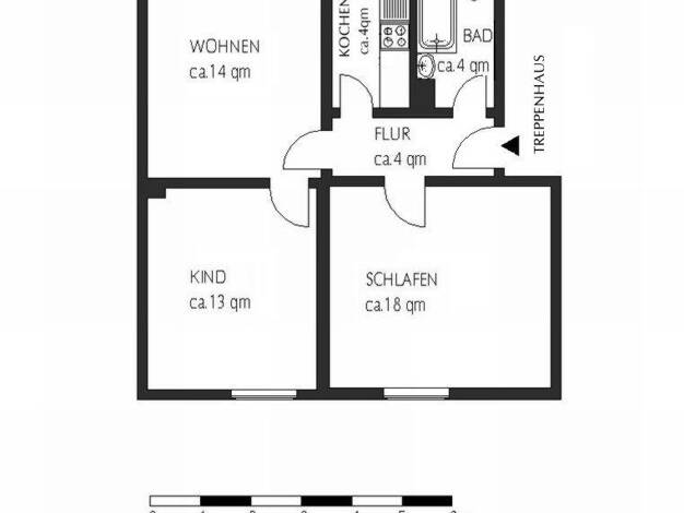 Wohnung zur Miete 397 € 3,5 Zimmer 56,6 m² EG frei ab 01.11.2026 Evastraße 3 Bismarck Gelsenkirchen-Mitte 45889