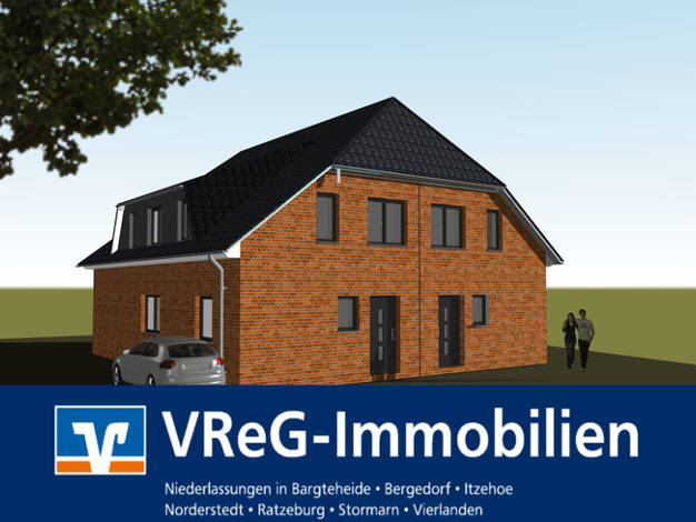 Doppelhaushälfte zum Kauf - Erstbezug 499.000 € 4 Zimmer 113,3 m² 341 m² Grundstück Kummerfeld 25495