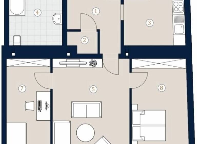 Wohnung zum Kauf - Erstbezug 468.000 € 3 Zimmer 72 m² EG Wien,Josefstadt 1080