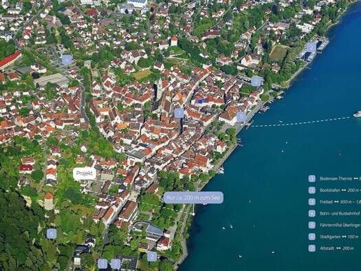 Wohnung zum Kauf - Erstbezug provisionsfrei 1.340.000 € 3,5 Zimmer 97,1 m² 3. Geschoss Überlingen 88662