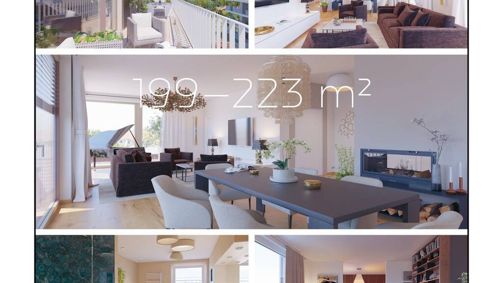 Exklusives Penthouse in Leipzig - 223?m² Dachresidenz mit umlaufender Dachterrasse