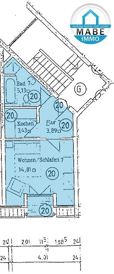 Wohnung zur Miete 195 € 1 Zimmer 30 m²<br/>Wohnfläche 4.<br/>Geschoss ab sofort<br/>Verfügbarkeit Lerschstraße 2 Marienthal Ost 425 Zwickau 08060