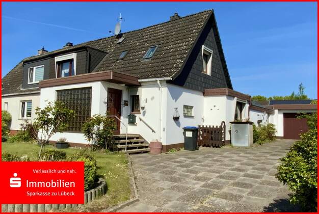 Doppelhaushälfte zum Kauf 279.000 € 5,5 Zimmer 109 m² 782 m² Grundstück frei ab sofort Alt-Kücknitz / Dummersdorf / Roter Hahn Lübeck 23569
