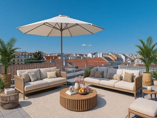 Penthouse zum Kauf - Neubau 1.890.000 € 3 Zimmer 130,6 m² 4. Geschoss Krongasse 6 Wien 1050