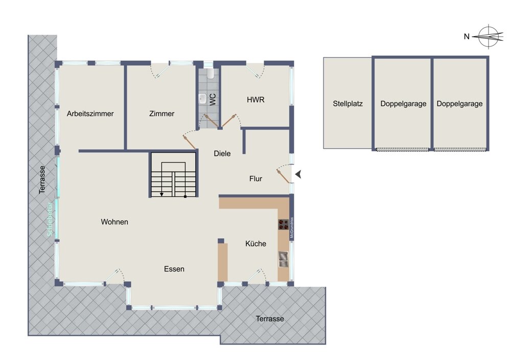 Einfamilienhaus zum Kauf 1.490.000 € 6 Zimmer 223,9 m²<br/>Wohnfläche 1.032 m²<br/>Grundstück Großhansdorf 22927