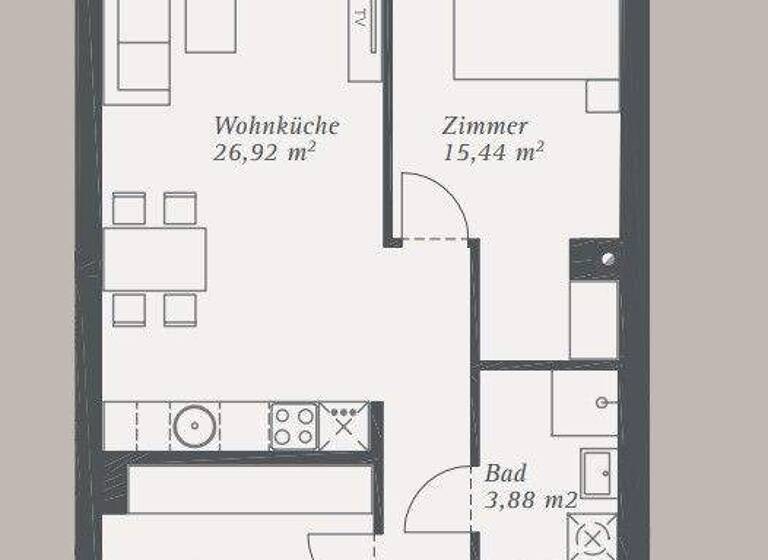 Wohnung zur Miete 668 € 3 Zimmer 70,8 m² 1. Geschoss Höfleiner Straße 33-35 Bruck an der Leitha 2460