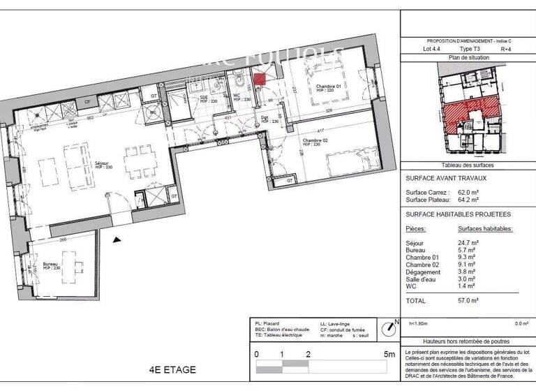 Wohnung zum Kauf 534.400 € 57 m² Krutenau Centre Est Strasbourg 67000