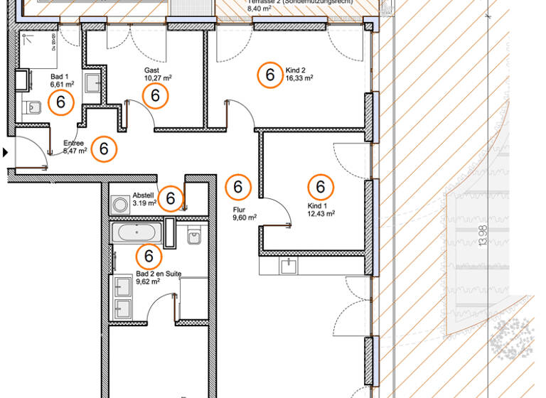 Wohnung zum Kauf 699.000 € 5 Zimmer 154 m²<br/>Wohnfläche EG<br/>Geschoss Paul-Flechsig Straße 11 Meusdorf Leipzig 04289