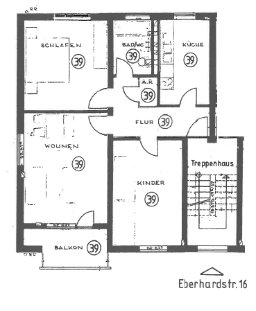 Wohnung zum Kauf 215.000 € 3 Zimmer 74,7 m²<br/>Wohnfläche 3.<br/>Geschoss Möglingen 71696