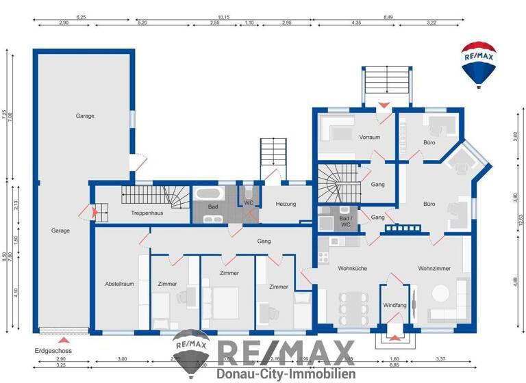 Einfamilienhaus zum Kauf 1.099.000 € 15 Zimmer 561 m² 1.611 m² Grundstück Strasshof an der Nordbahn 2231