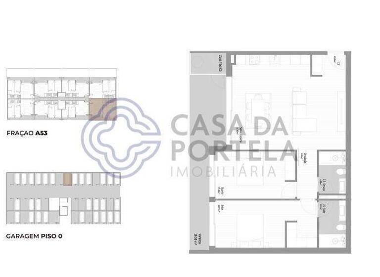 Wohnung zum Kauf 290.000 € 93 m² Fânzeres e São Pedro da Cova 4510