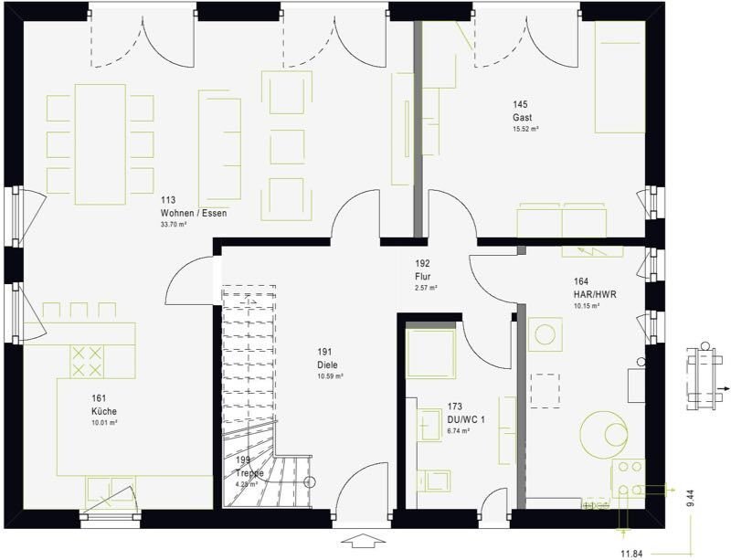 Einfamilienhaus zum Kauf provisionsfrei 451.500 € 10 Zimmer 184 m²<br/>Wohnfläche 631 m²<br/>Grundstück Felde Essen (Oldenburg) 49632